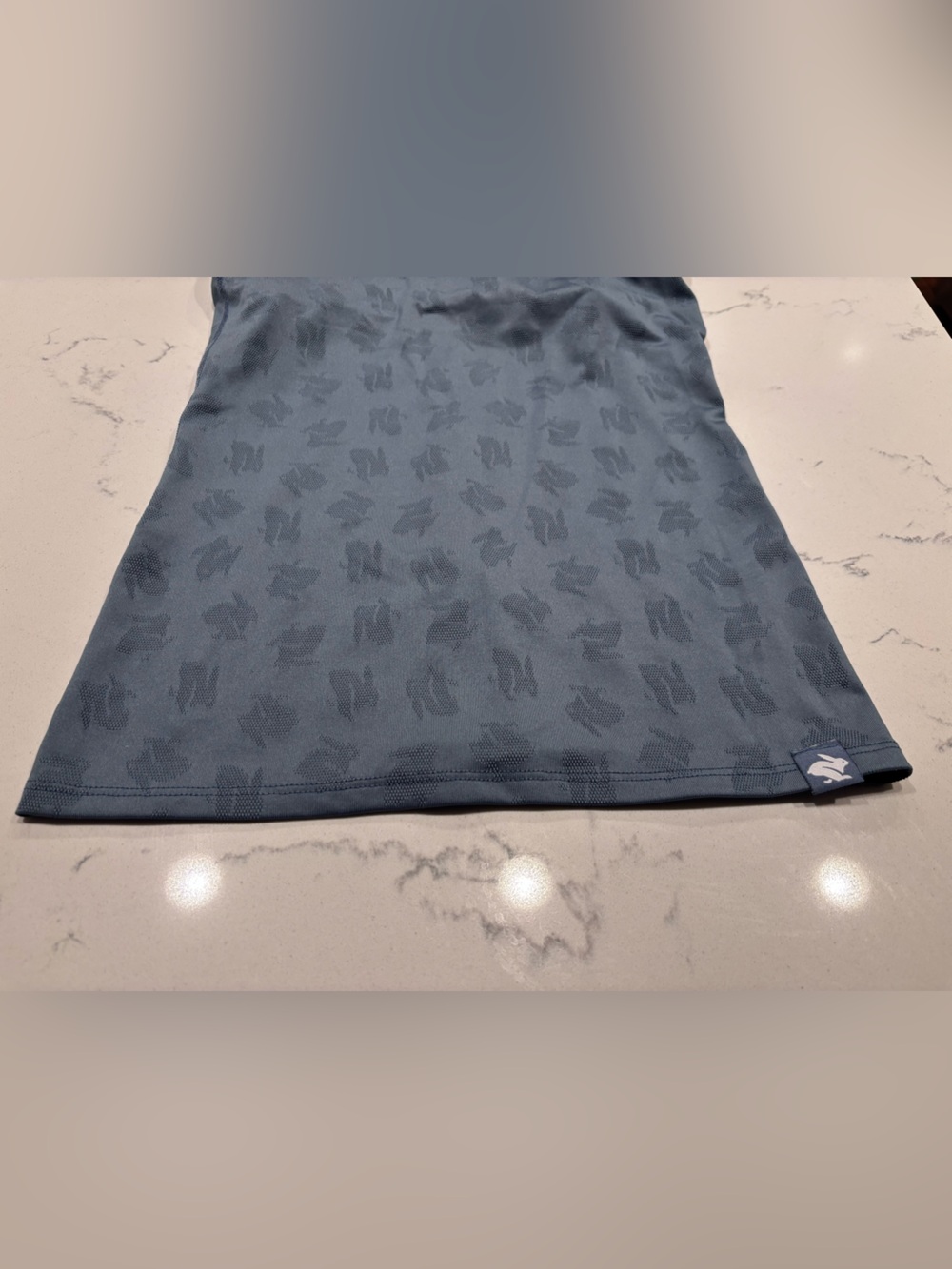 Run In Rabbit  Built in Bra Tank XS Blue - Picture 8 of 11